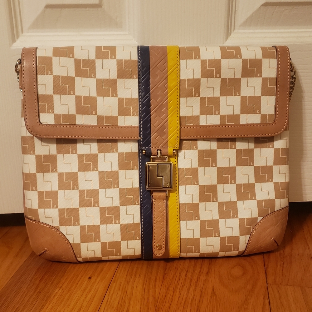 CARAMEL CHECKARD OMBRE Shoulder bag